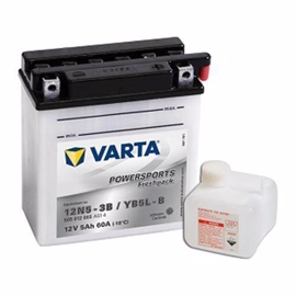 Varta 505 012 003 MC batteri 12 volt 5,5Ah (+pol til højre)